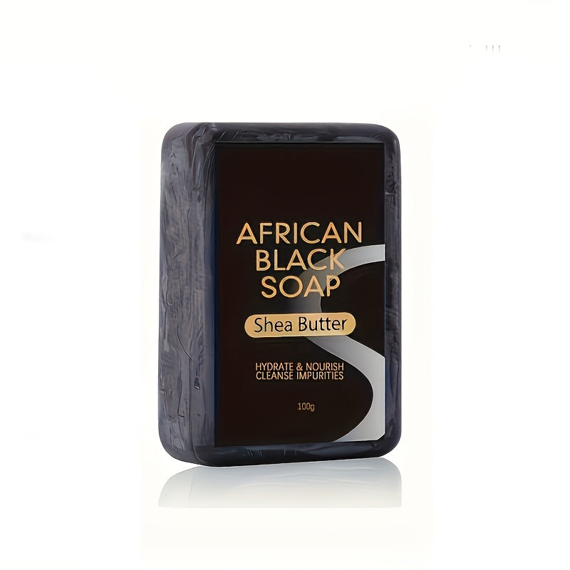 100g African Black Soap with Shea Butter