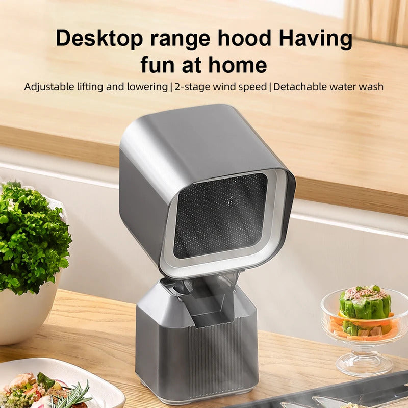 Portable Range Hood. Desktop Kitchen Exhaust Hood Fan
