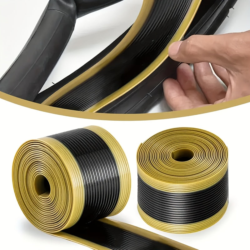 2pcs Yellow Premium TPU Bike Tire Liners