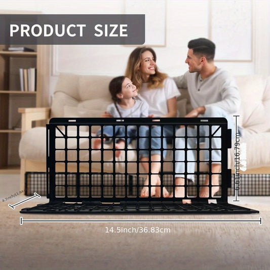 12pcs Black Plastic Under Couch Blockers