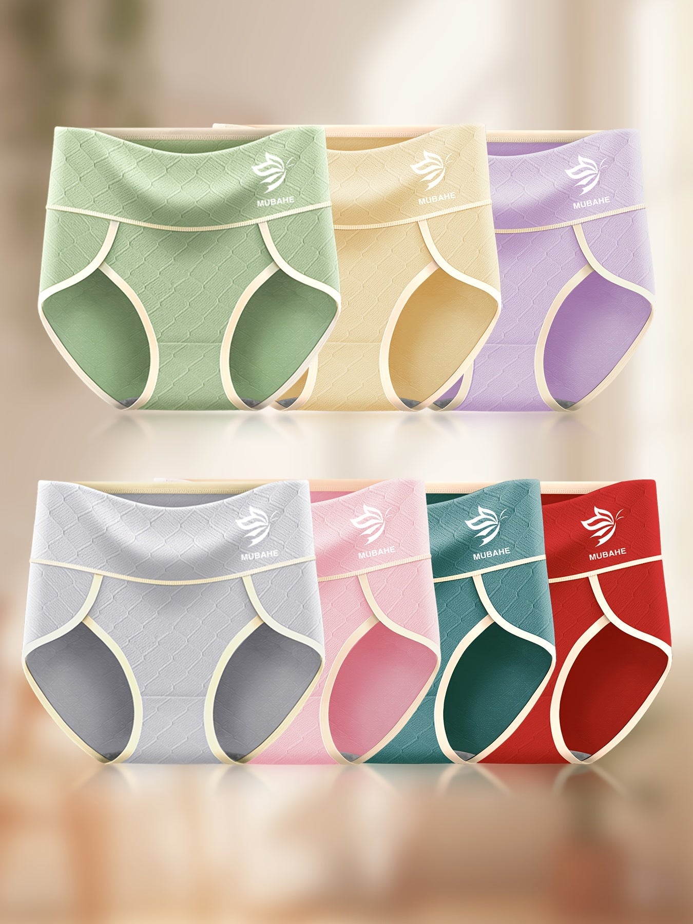 7pcs Women's High Waist Briefs