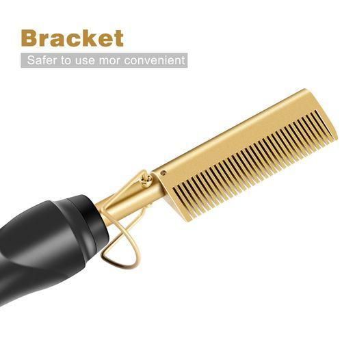 Hair Straightener Flat Irons Brush Hot Heating Comb