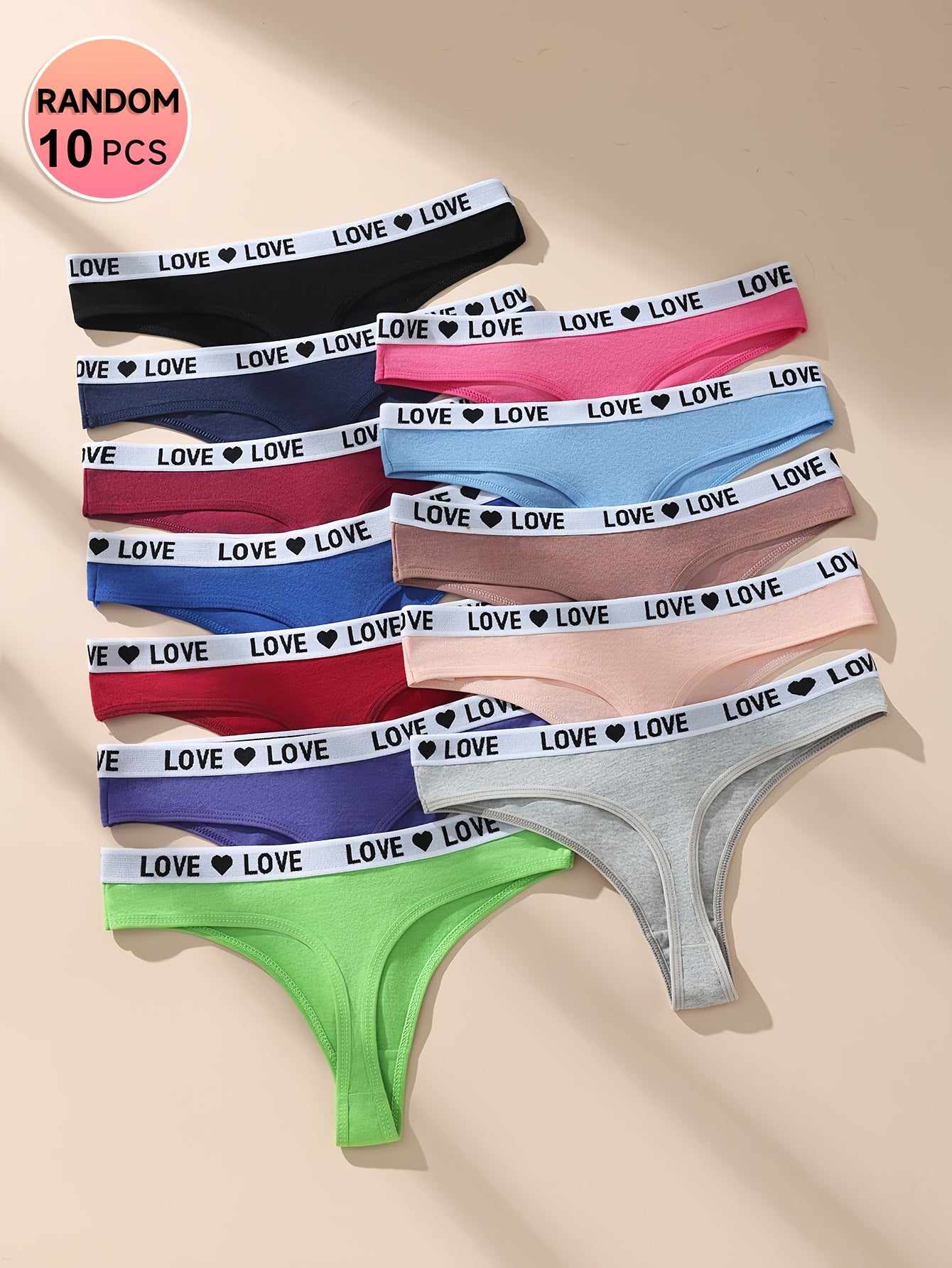 10-Pack Women'S Low-Rise Seamless Thongs