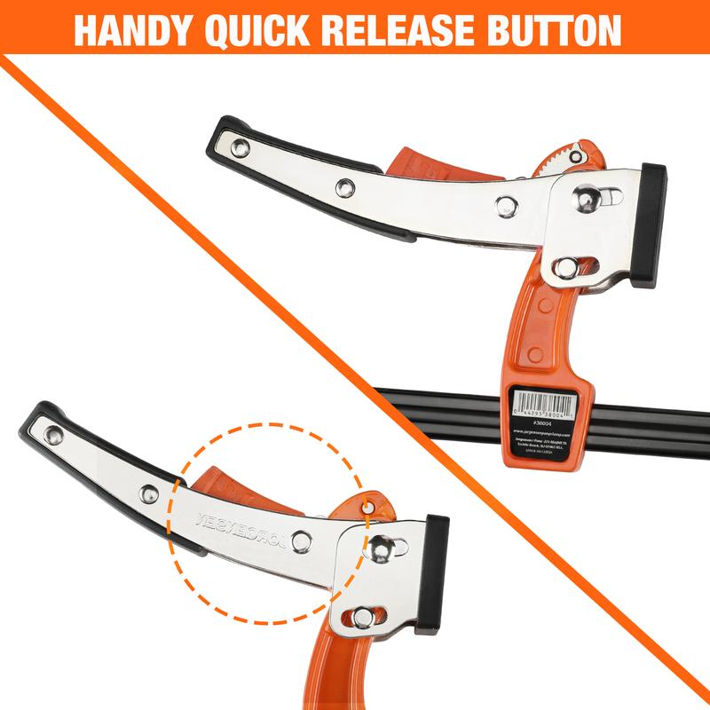 Woodworking clamp set