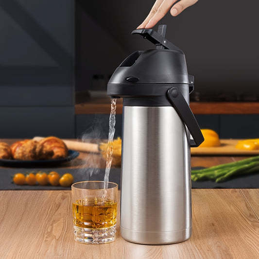 1.9L Stainless Steel Insulated Kettle with Easy-Pour Spout