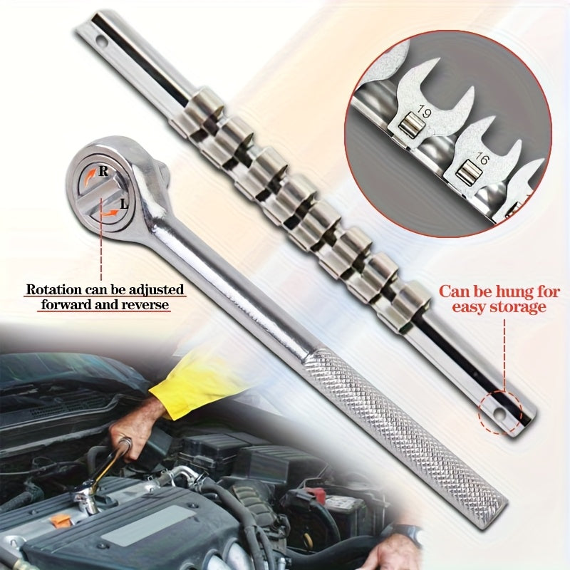 8-piece adjustable wrench set