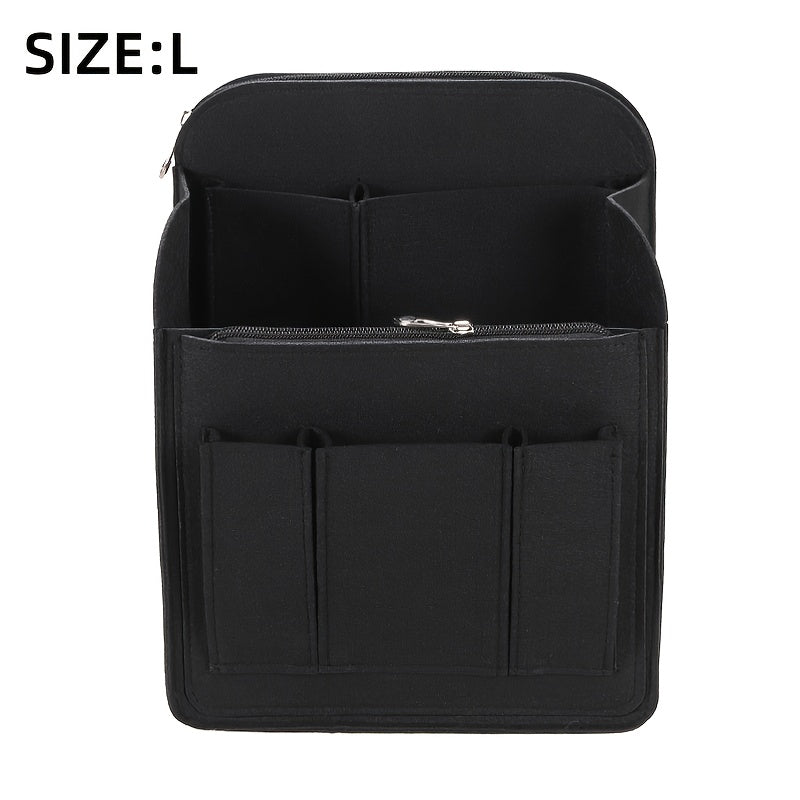 Heavy-Duty Nylon Backpack Storage Bag with Multi-Compartment Travel Organizer