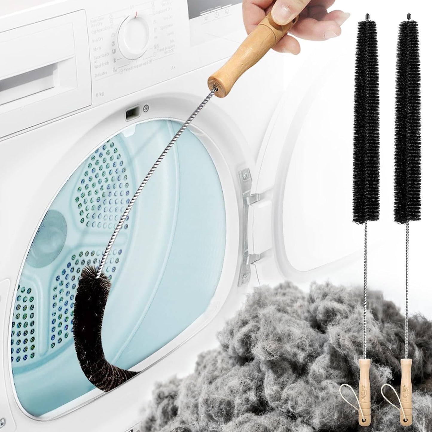 Washing machine inner drum cleaning brush