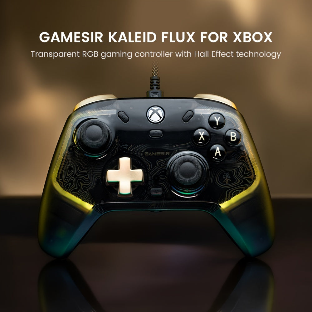 GameSir Kaleid Flux Enhanced Wired Controller for Xbox, RGB Lighting and Hall Effect Joystick