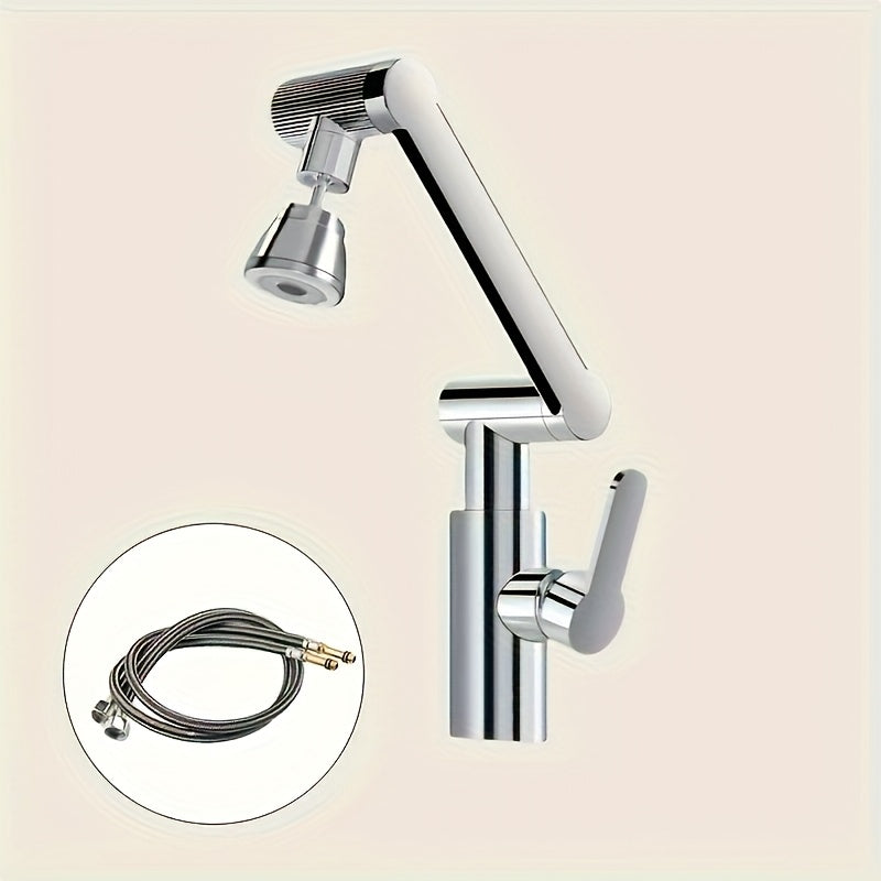 1080° Rotating High-Arc Spout Kitchen & Bathroom Faucet