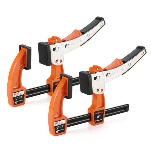 Woodworking clamp set