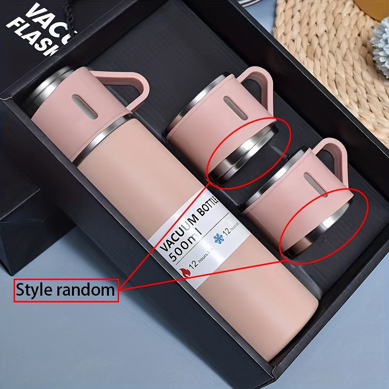1 Set Thermal Mug 16.9oz, Stainless Steel Portable Insulated Cup