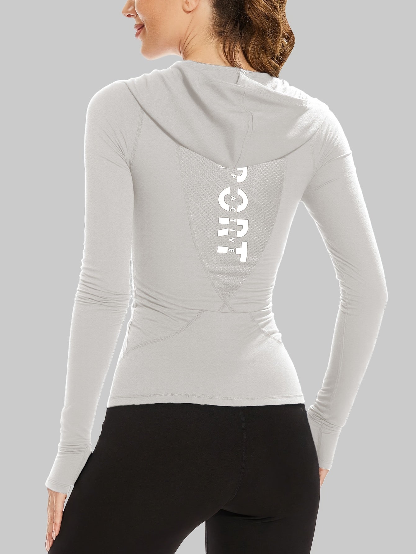 Women's Workout Hoodie - Quick-Dry Yoga Jacket