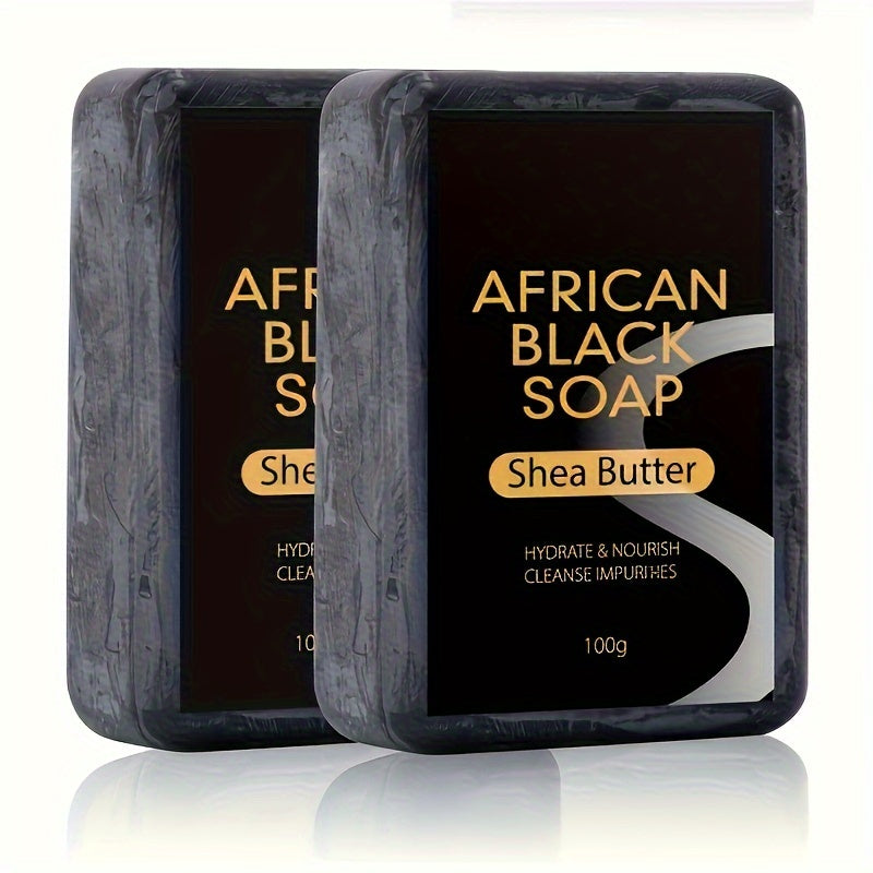 100g African Black Soap with Shea Butter