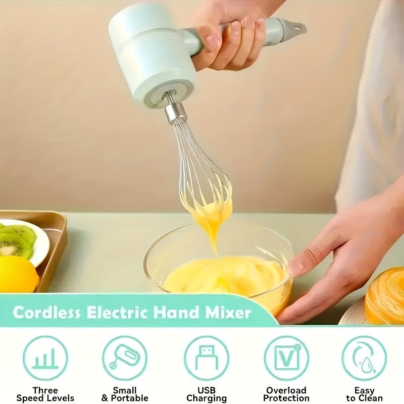 1 electric handheld egg beater