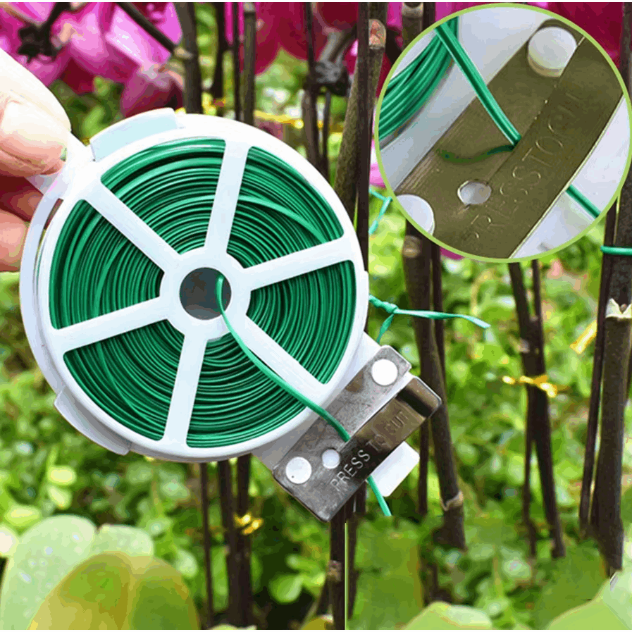 1 Roll 100M Multifunctional Plastic Steel Twist Tie