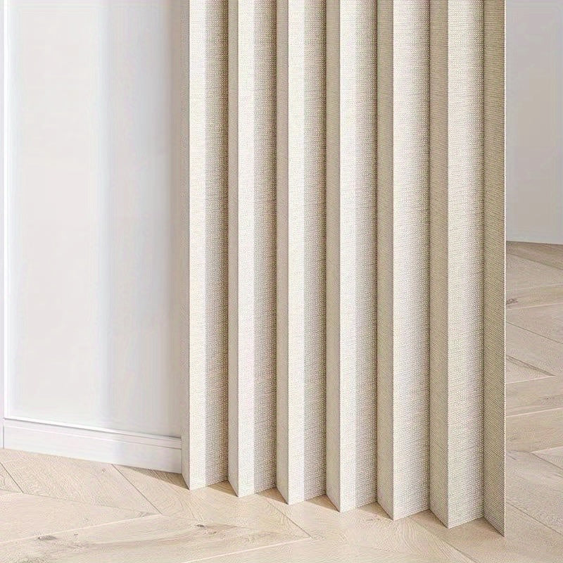 1pc Minimalist Accordion Door Curtain - Foldable Windproof Partition