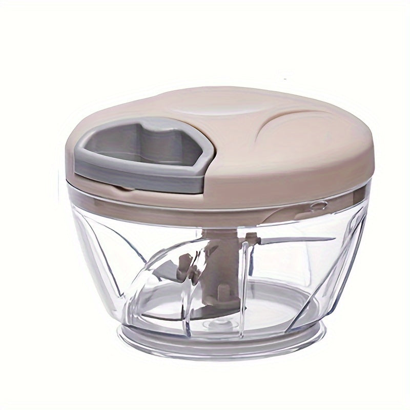 1pc Multifunctional Manual Vegetable Chopper & Garlic Masher