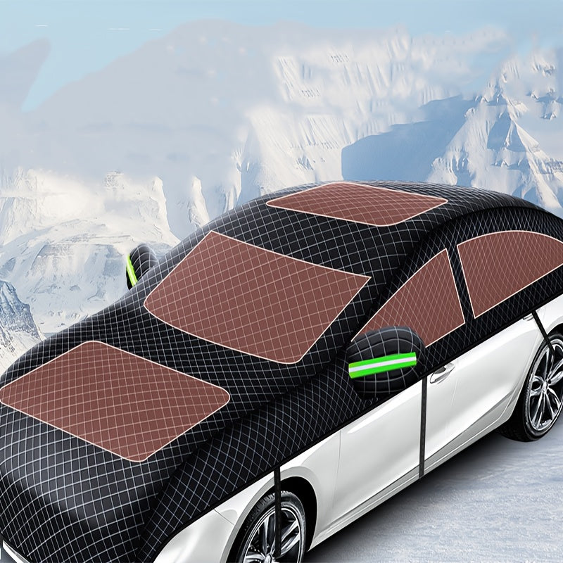 Heavy-duty all-weather windproof car cover