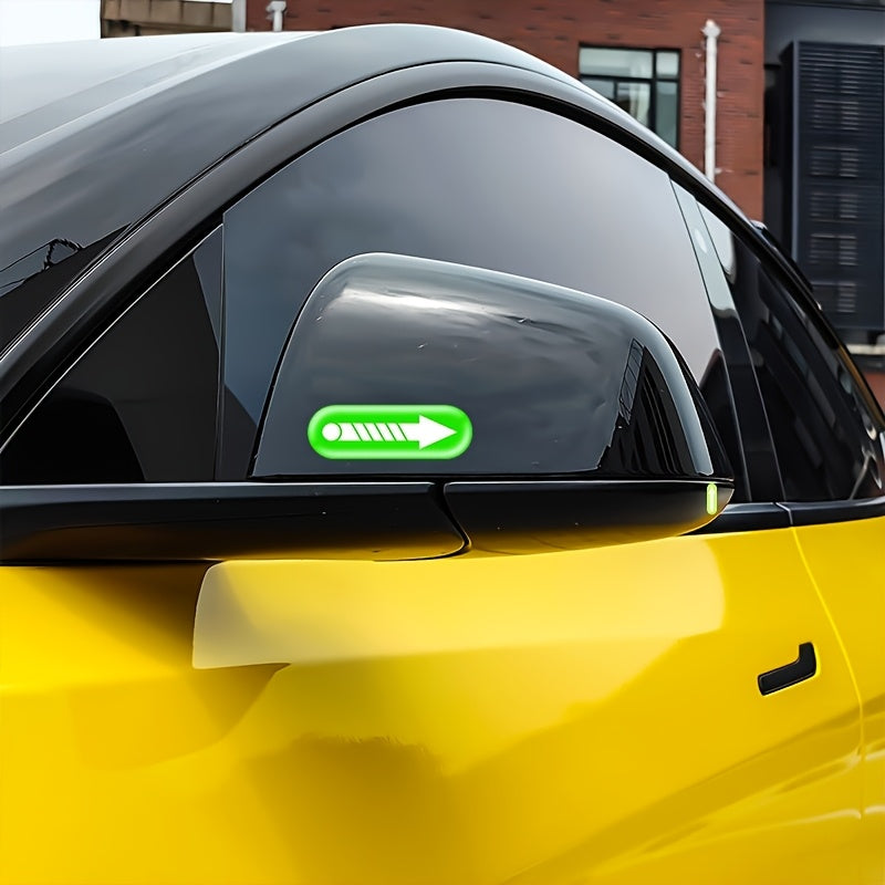 4pcs Arrow Glue Reflective Stickers