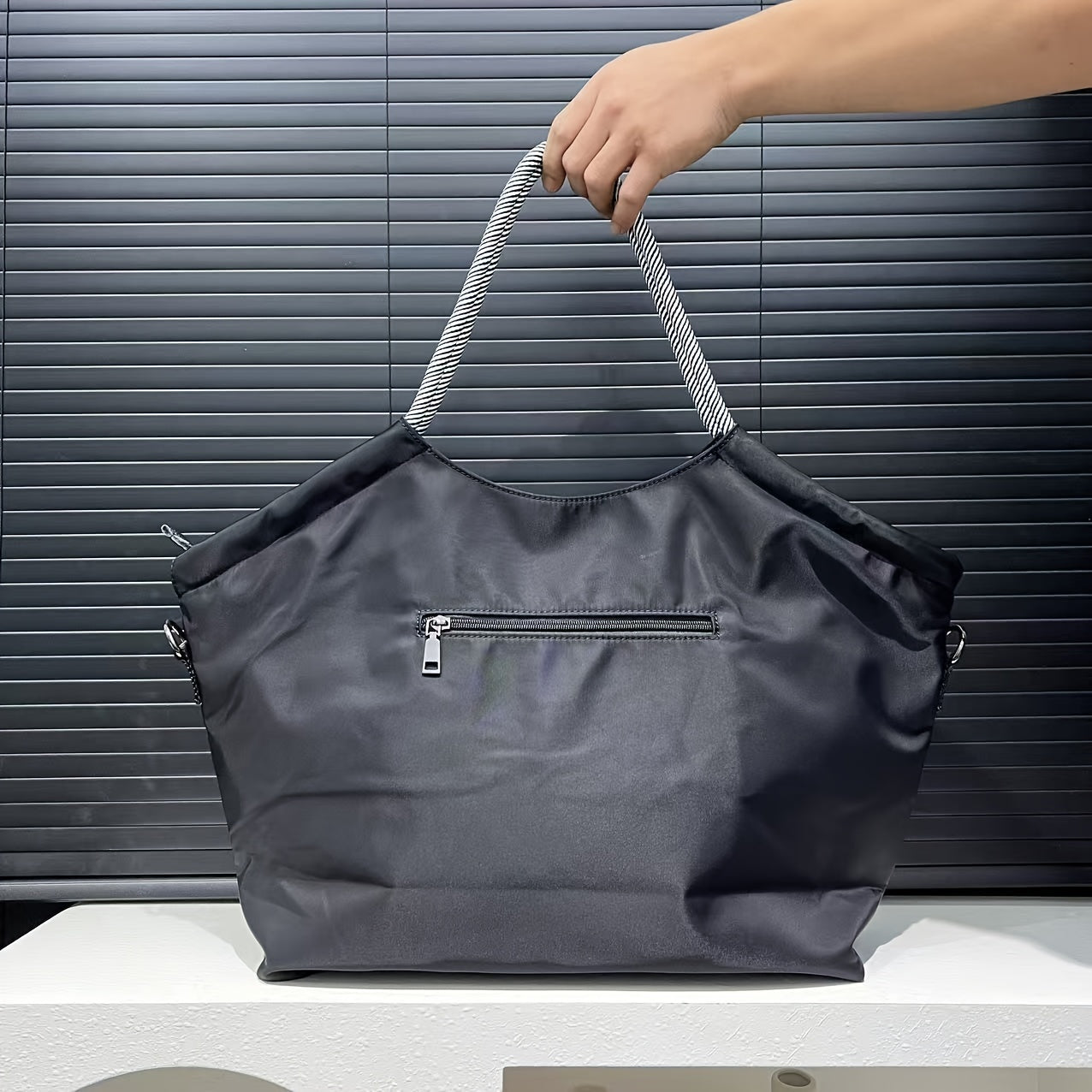 Women'S Stylish Vintage Bear Patch Tote Bag