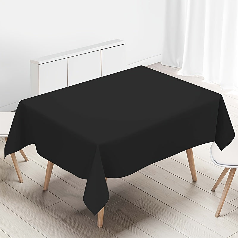 1 Pack Solid Color Plastic Table Cloth