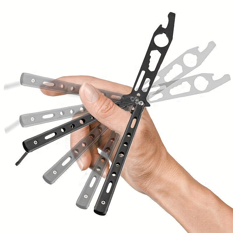 Stainless Steel Butterfly Knife Bottle Opener