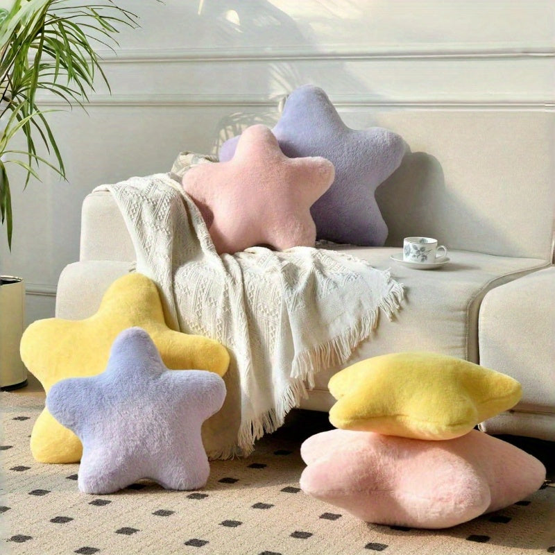10-Pack Star Decor Plush Throw Pillows