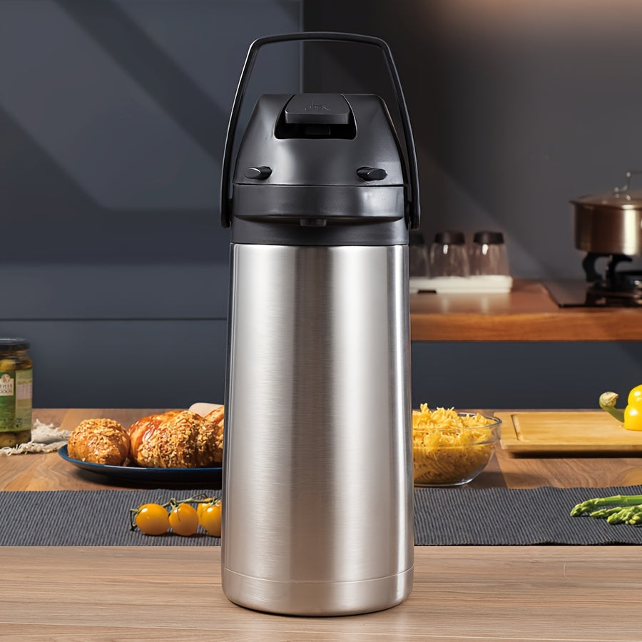 1.9L Stainless Steel Insulated Kettle with Easy-Pour Spout